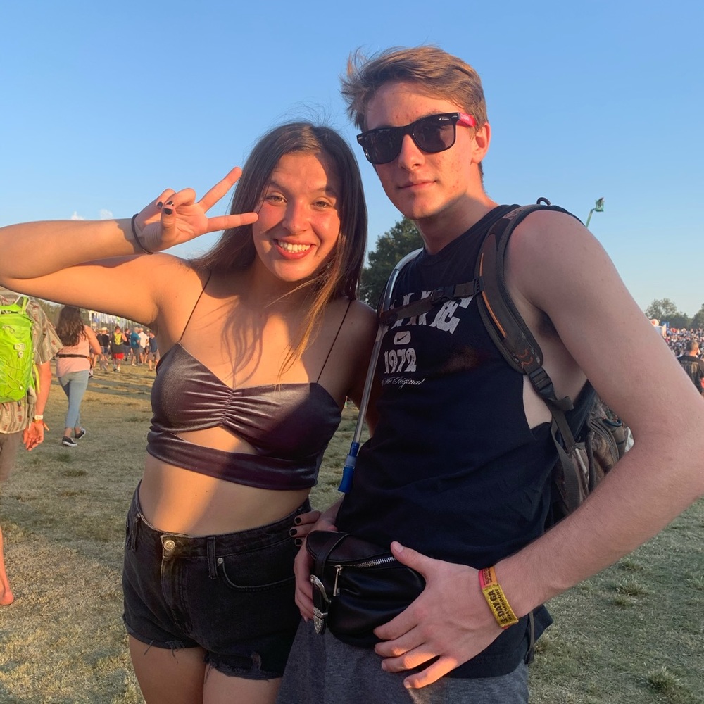 Purple urban outfitters crop top